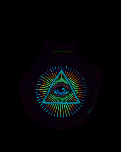 Glow Illuminati "Eye of Providence" Pendant by Berzerker (glowing in the dark)