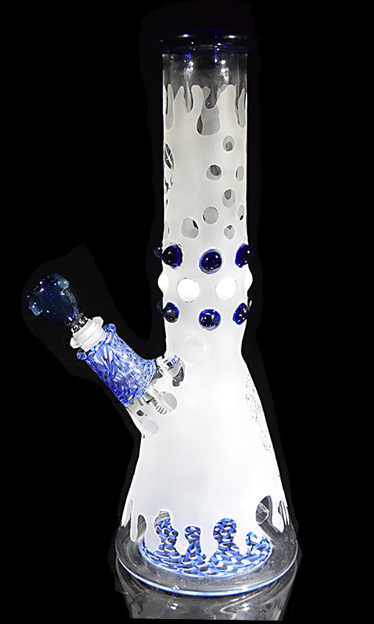 Sugar Skull Water Pipe by Phil Sundling & Flip Glass