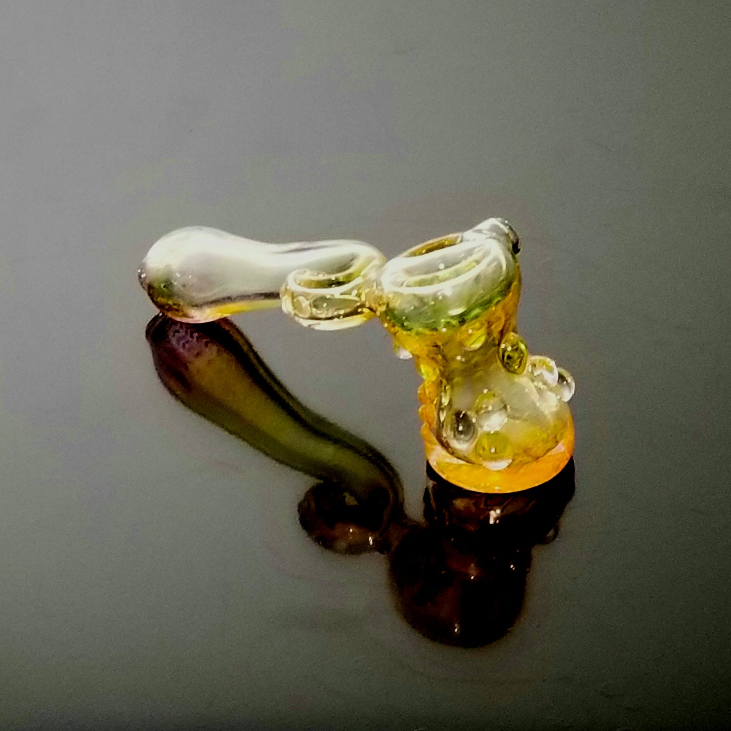 Fumed Hammer Pipe by Ck_glass