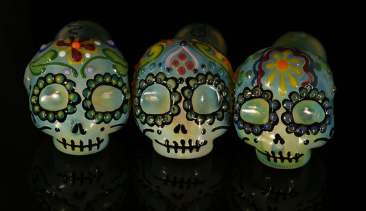 sugar skull dryp pipe