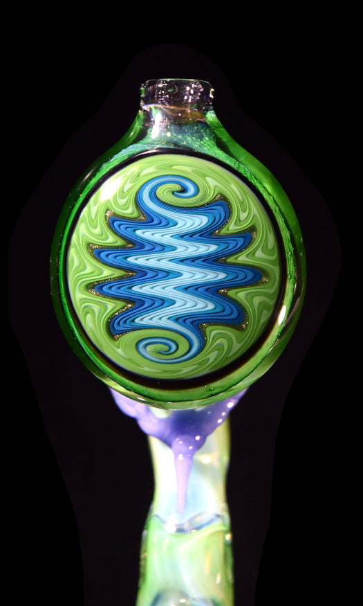 ESG: "Tie Dye Sky" Double Bubbler by @slynxxglass