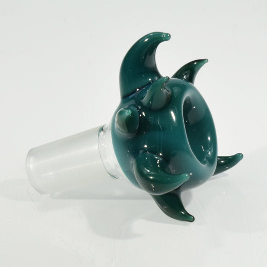  14mm Teal Slide by VOJ Glass