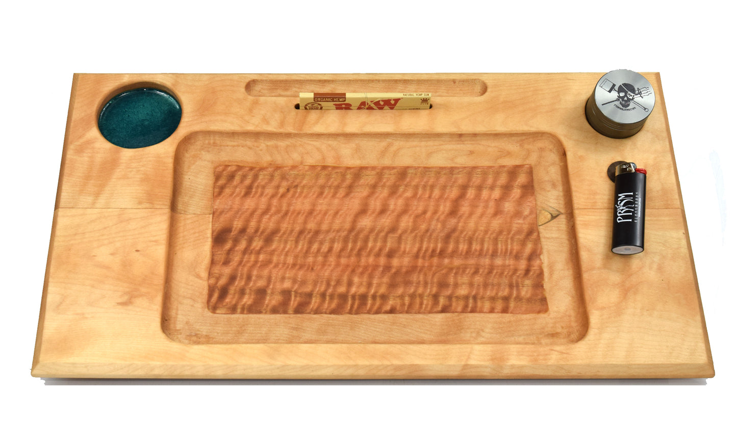 Maple Rolling Tray by Wild Wood Workshop