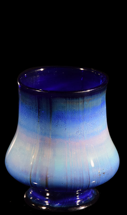 Blue/Purple Haze Scotch Glass by Phil Sundling