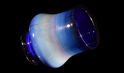 Blue/Purple Haze Scotch Glass by Phil Sundling