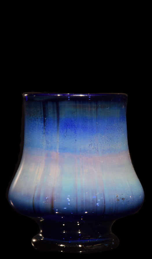 16oz Blue/Purple Haze Taster Glass by Phil Sundling