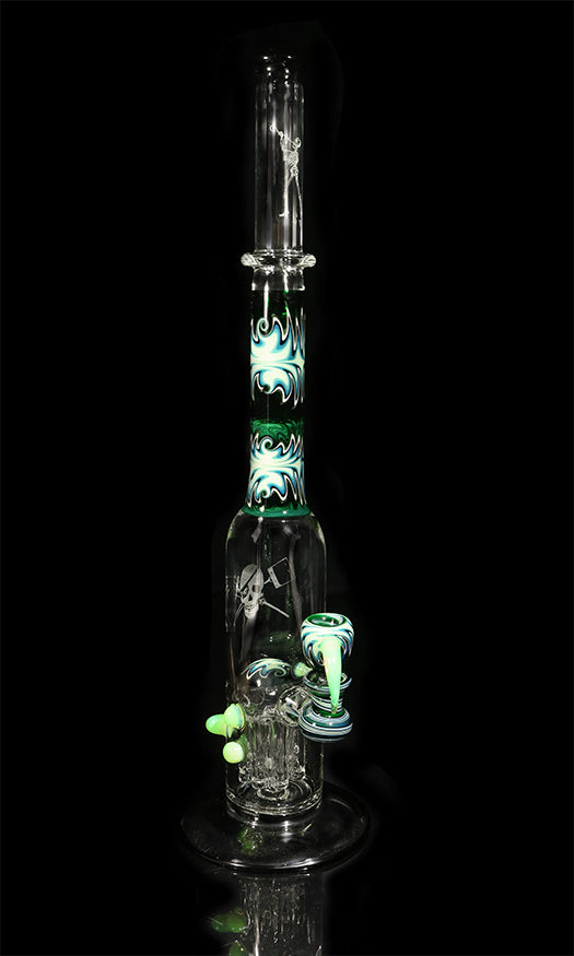Old School Style Tree Perc Bong by Phil Sundling