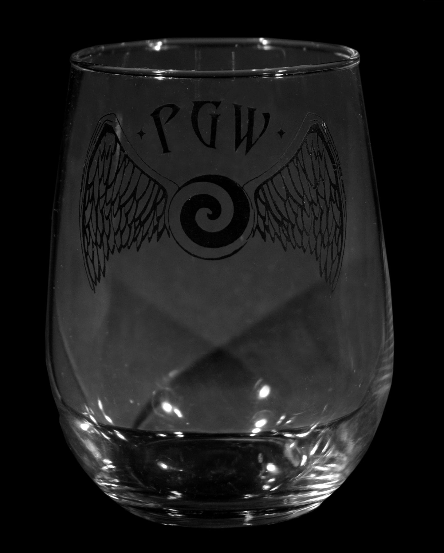 PRISM Logo Stemless Wine Glasses