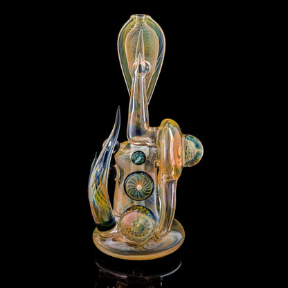 Recycler Dewar Bubbler Dab Rig made by, B Money Glass