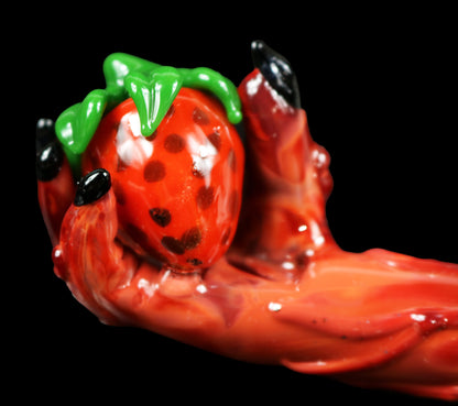 Devil's Right Hand With Strawberry Concentrate Dabber Collab with Phil Sundling & brackish_glass