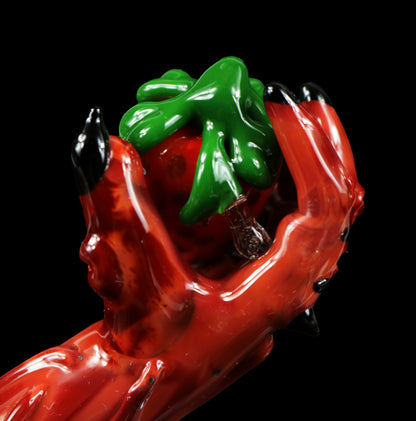 Devil's Right Hand With Strawberry Concentrate Dabber Collab with Phil Sundling & brackish_glass