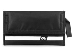 small flat pouch with lock