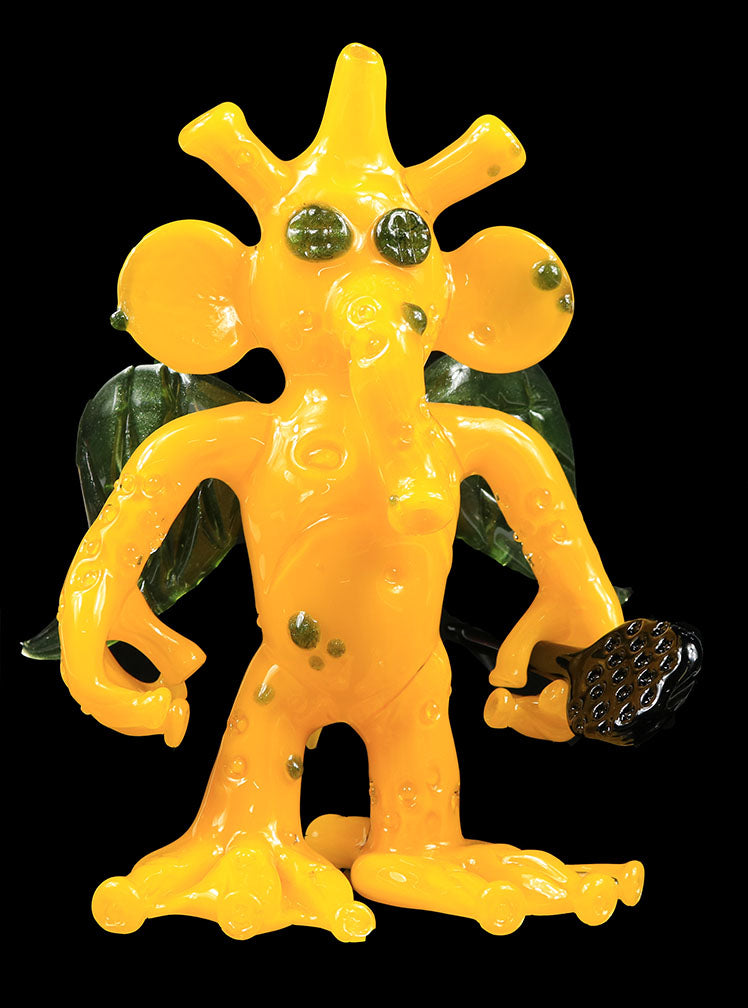 Gnat Dab Rig - Golden Rod with Paparazzi Green wings, by Phil Sundling(phil_pgw)