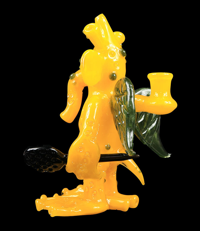 Gnat Dab Rig - Golden Rod with Paparazzi Green wings, by Phil Sundling(phil_pgw)