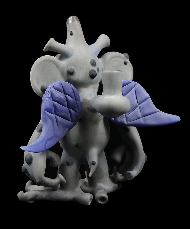 Gnat Dab Rig - Gray with purple wings, by Phil Sundling(phil_pgw)