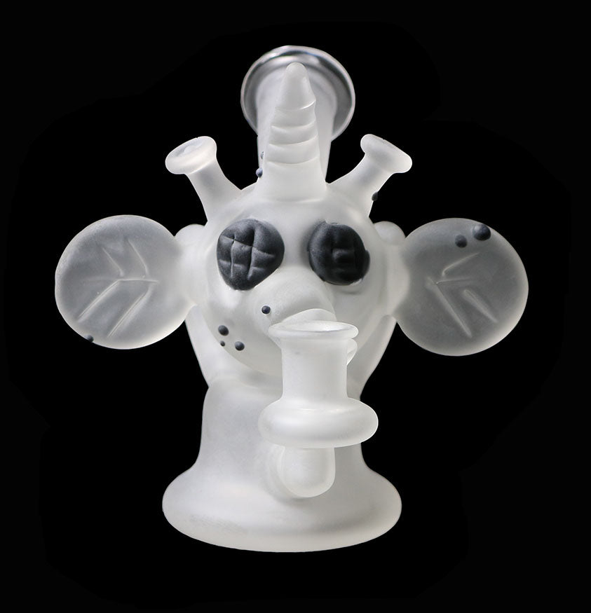 Sandblasted Gnat Recycler Dab Rig by Phil Sundling and Fedex