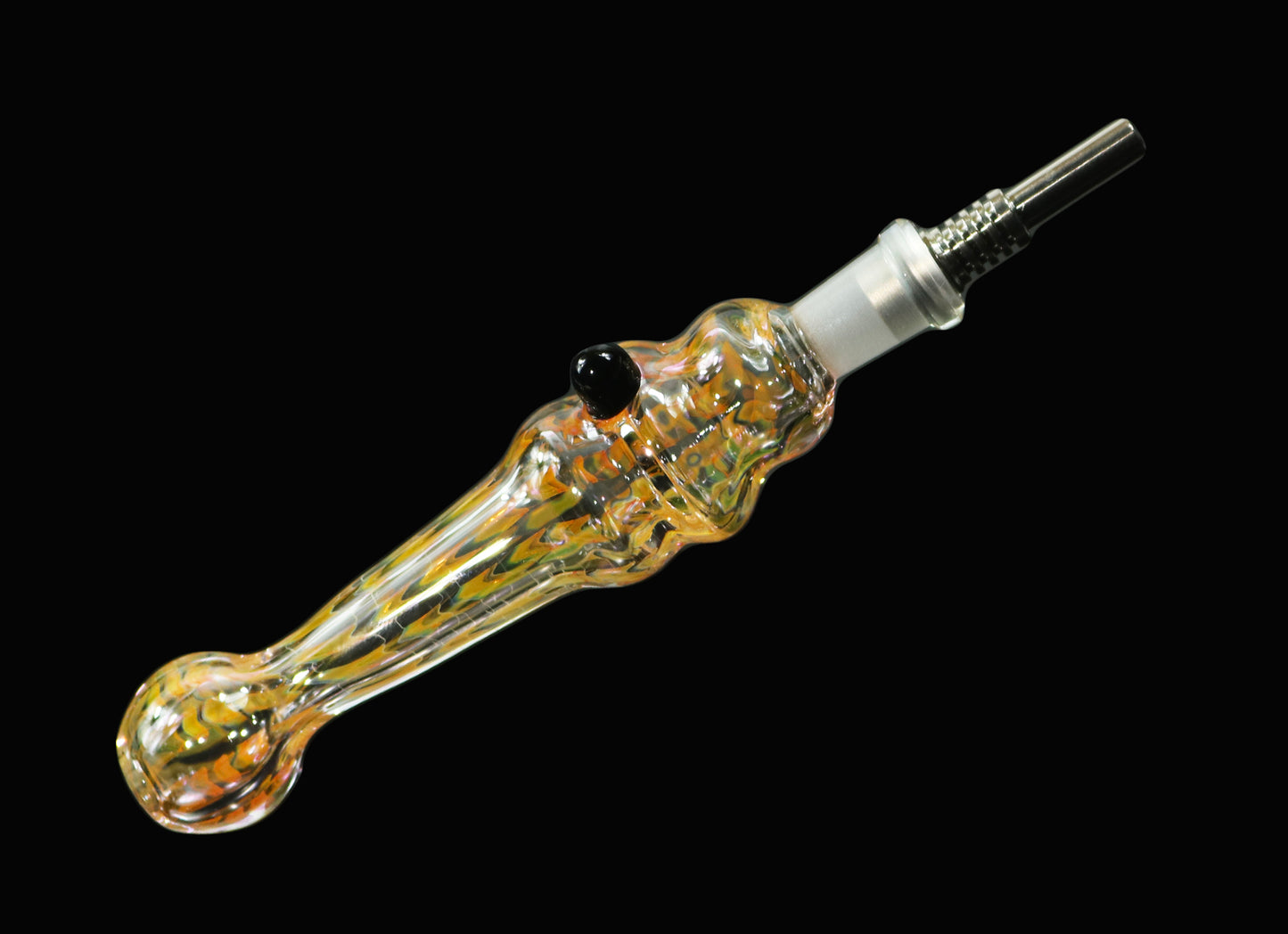 Fumed Honey Straws by Andy B Glass