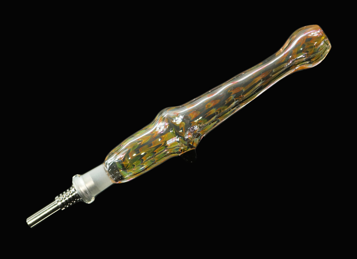 Fumed Honey Straws by Andy B Glass