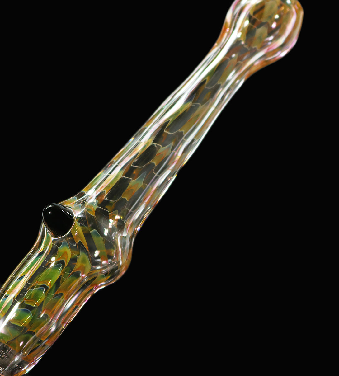 Fumed Honey Straws by Andy B Glass