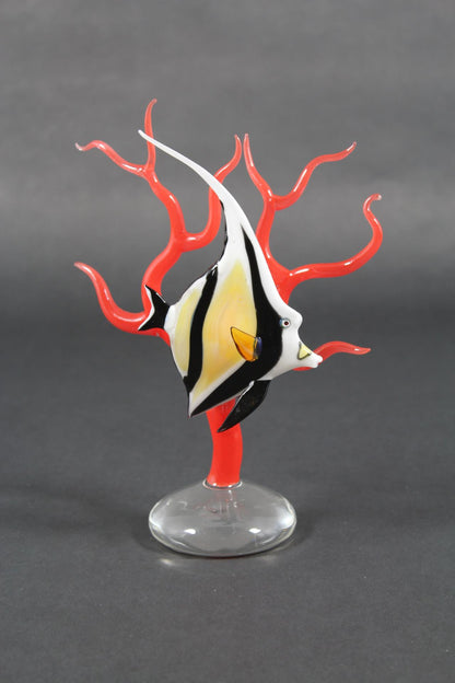 Angelfish on Coral by Robert Mickelsen