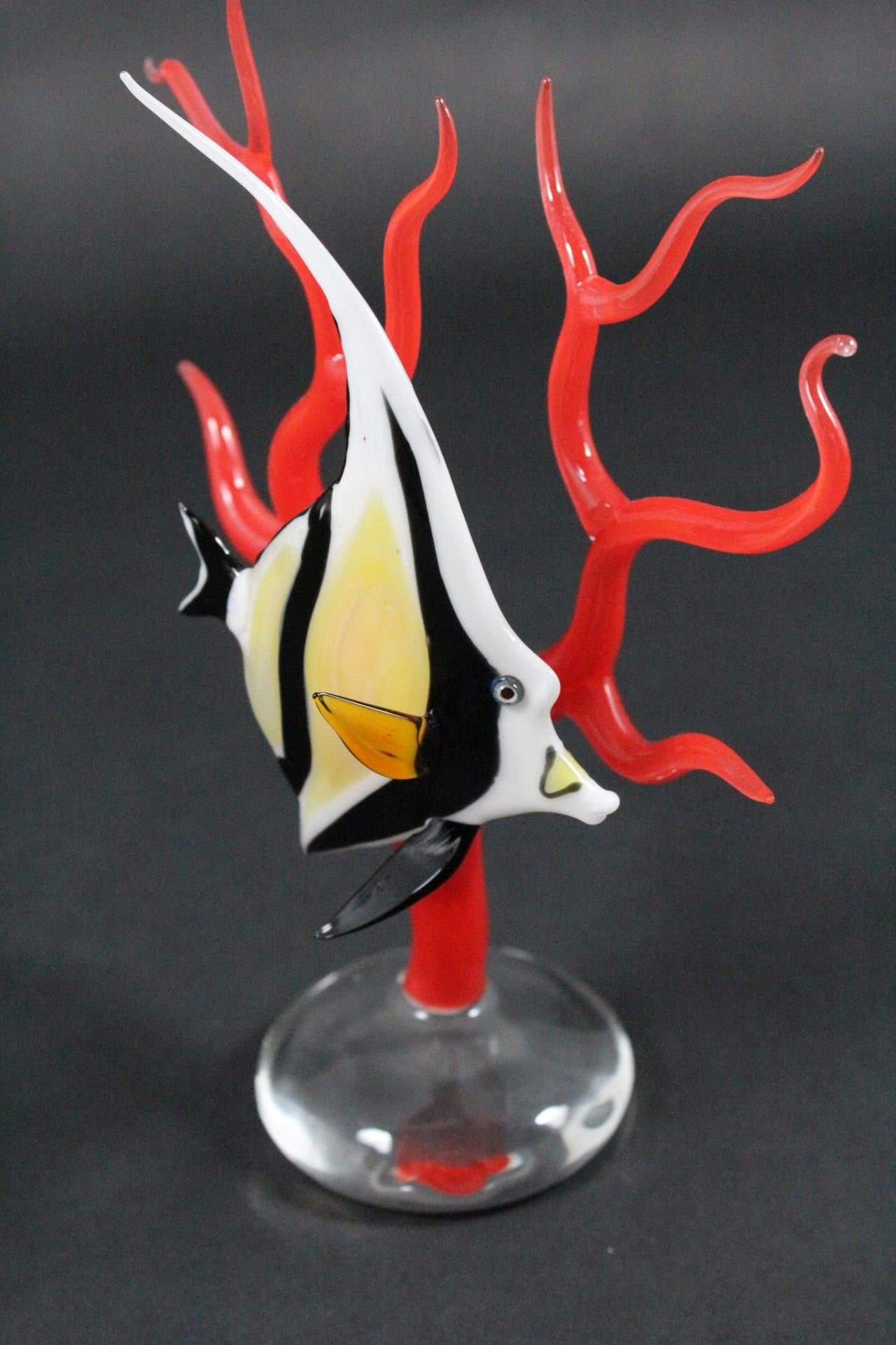Angelfish on Coral by Robert Mickelsen