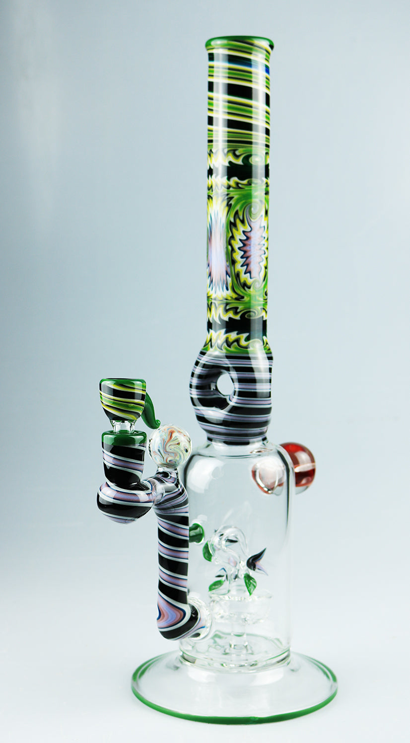 Triple donut bong collab with Seif glass