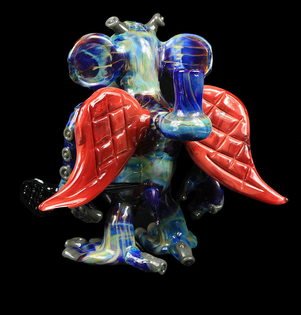 Gnat Dab Rig - Mystery Aventurine with Rust wings, by Phil Sundling(phil_pgw)