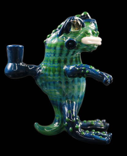Newt Dab Rig - Blue Peacock & Forrest Green made by Phil Sundling