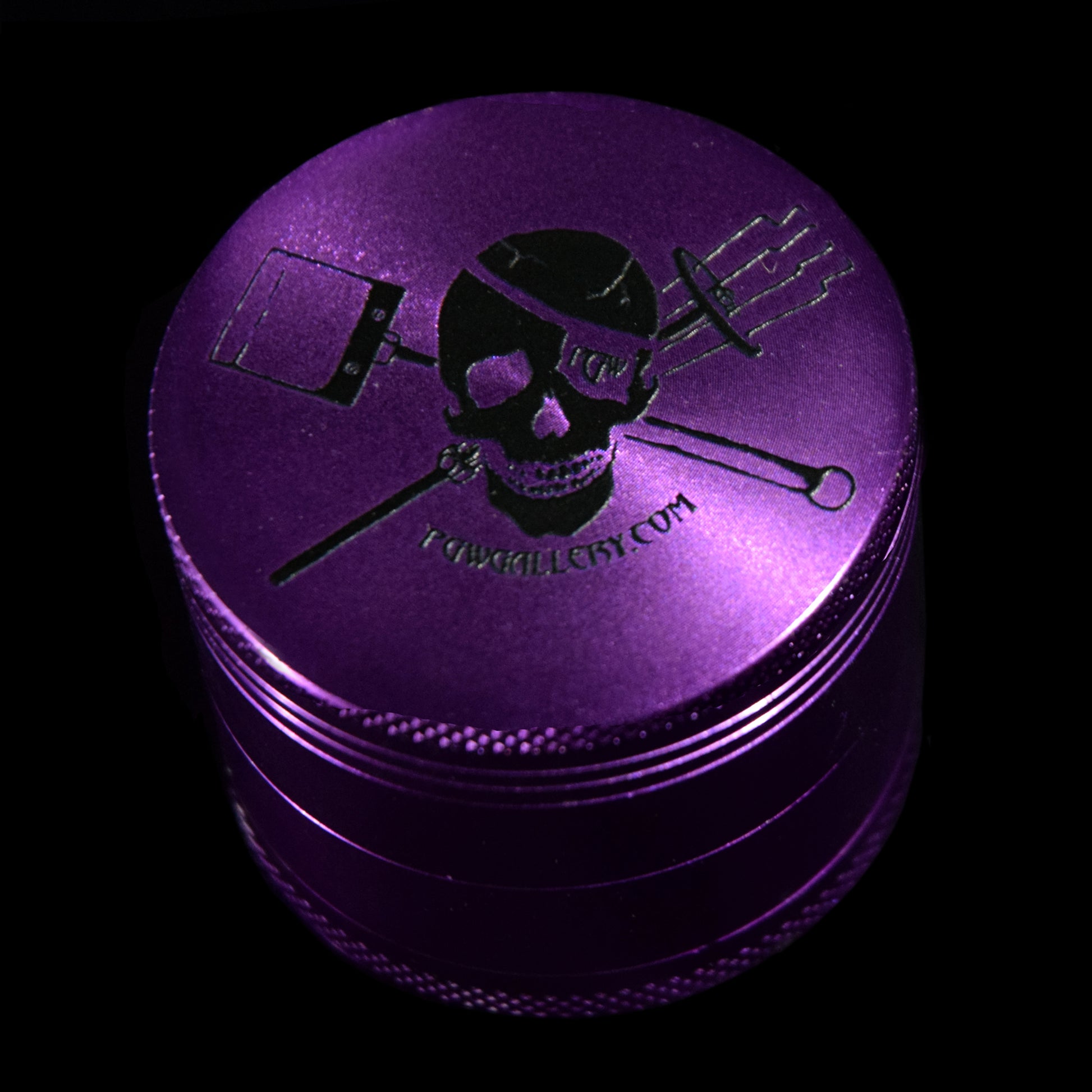 purple skull grinder