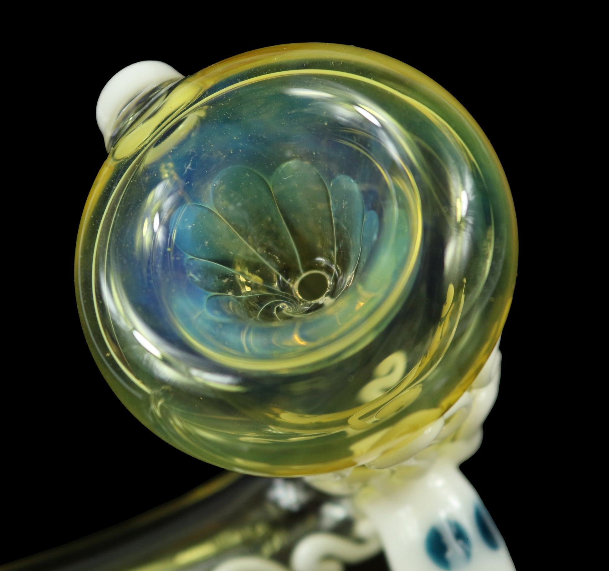 Squid Sherlock Dry Pipe by Ck_Glass with Silver Fume