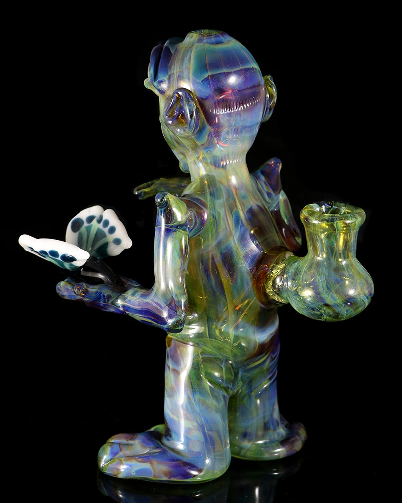 Dab Rig Alien holding Butterfly by, Phil PGW