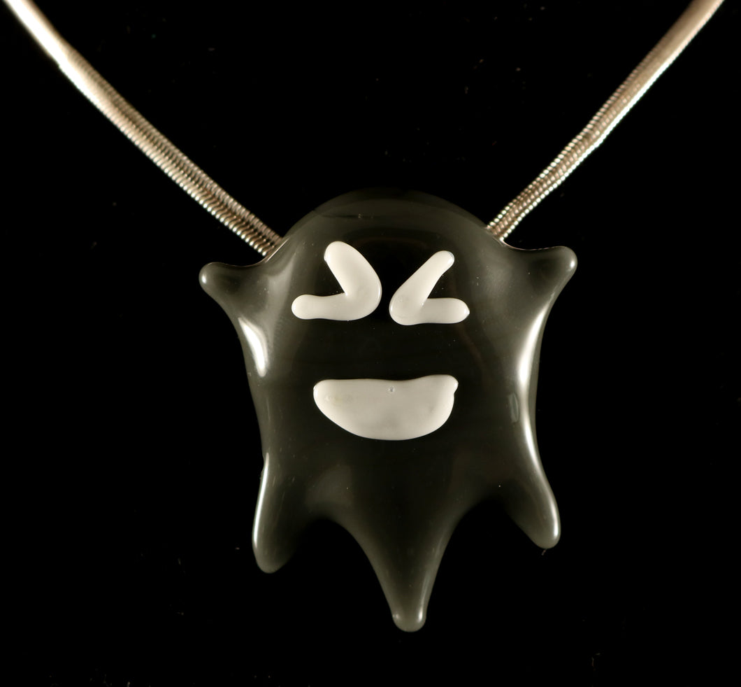 Dark Gray Ghost Pendant 