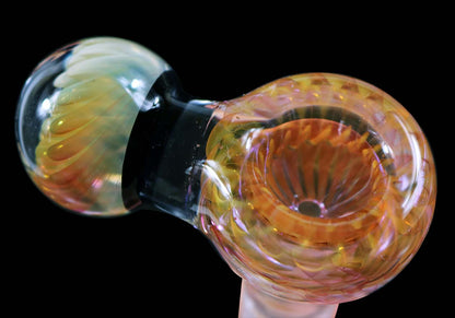 Inside out Silver & Gold Fumed Bong by Phil Sundling and @Ck_glass