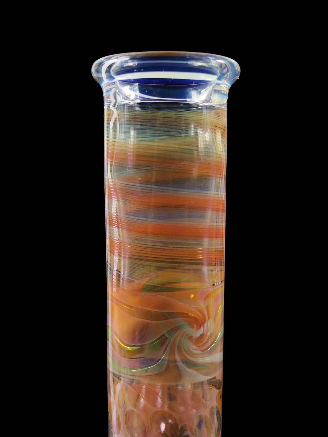 Inside out Silver & Gold Fumed Bong by Phil Sundling and @Ck_glass