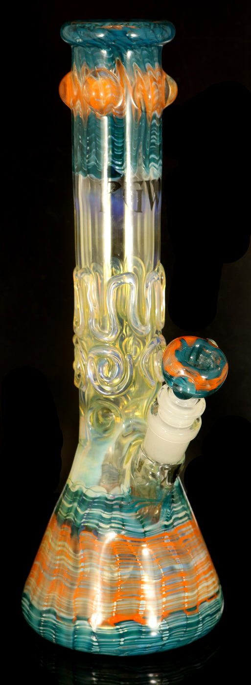 13" decorative flask bong