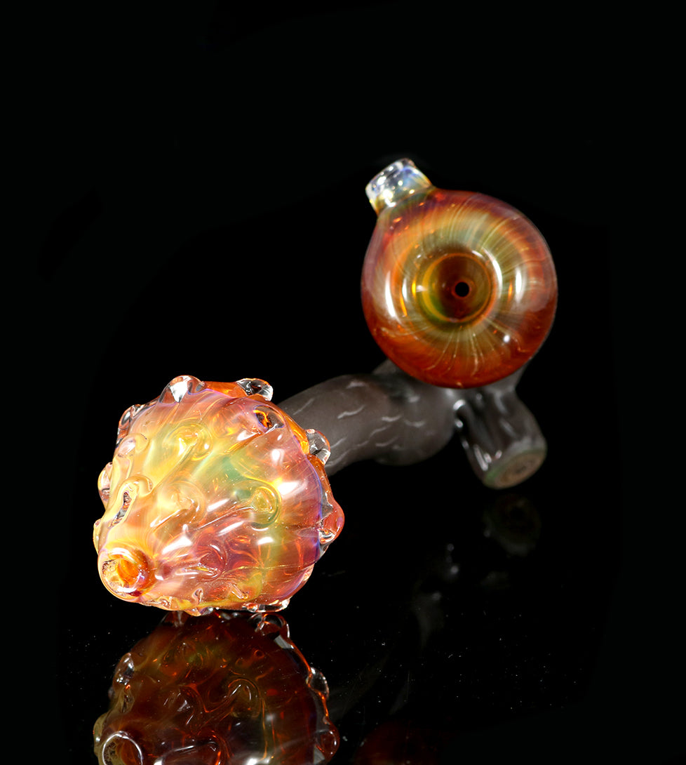 Dry Sherlock glass pipe by, Chad G