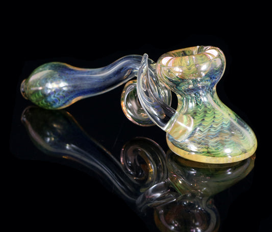 Fumed Hammer Pipe by Ck_glass