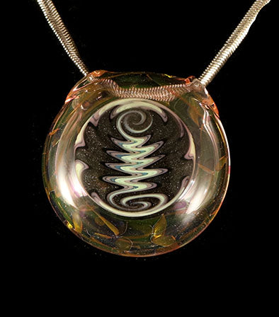 Fumed Glass pendant