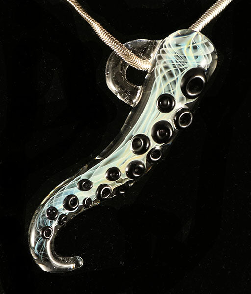 Fumed Squid Tentacle Pendant by CK_glass