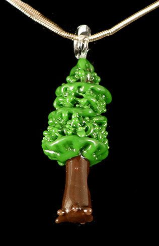 Tree Pendant by ck_glass