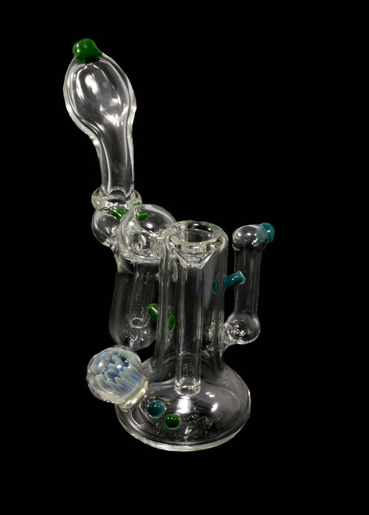 Double bubbler with color and horn accents