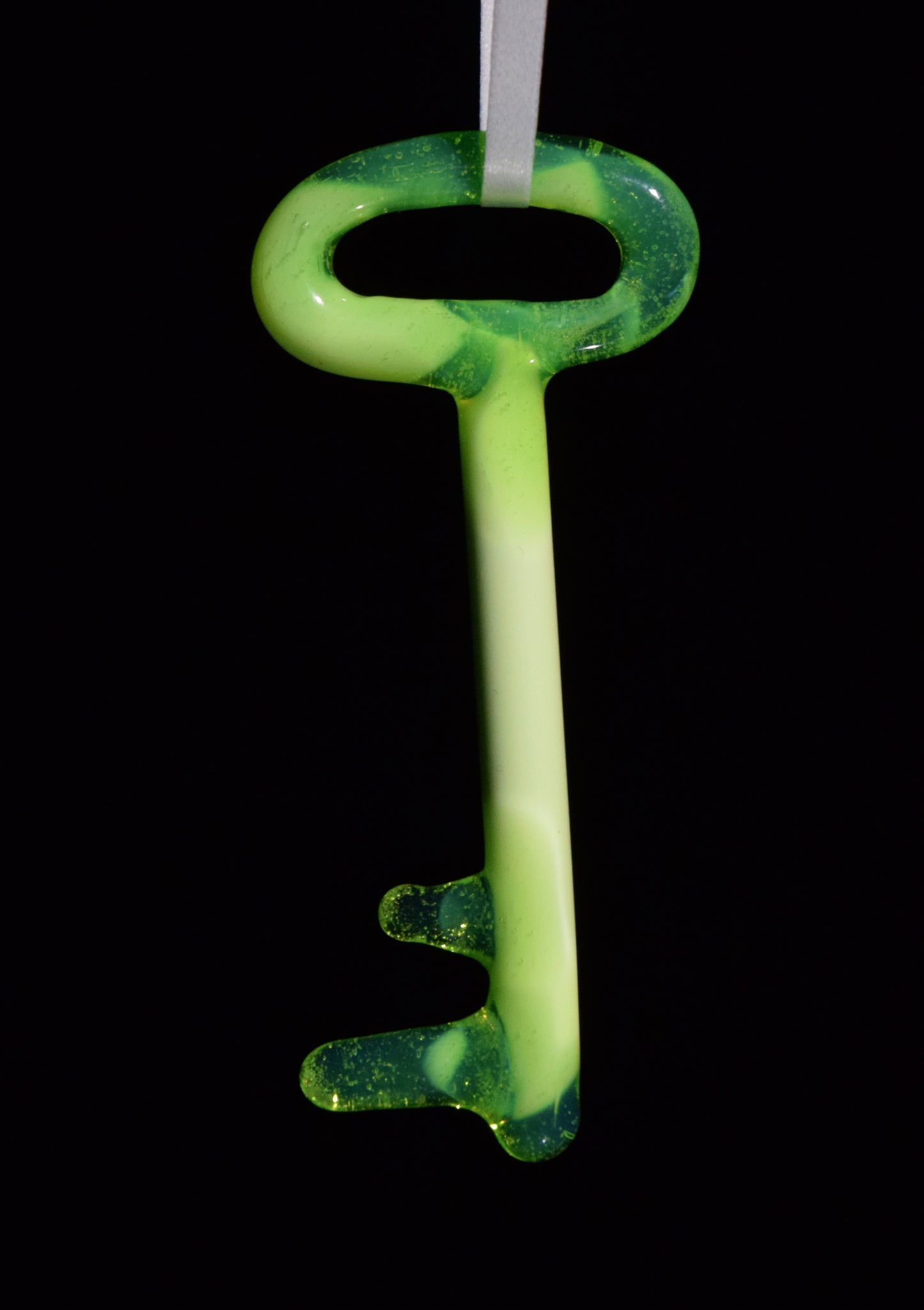 Green Magic Key Christmas Ornament