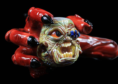 Devil's Right Hand With Angry Face Dry Pipe Collab with Phil Sundling & Animator Glass
