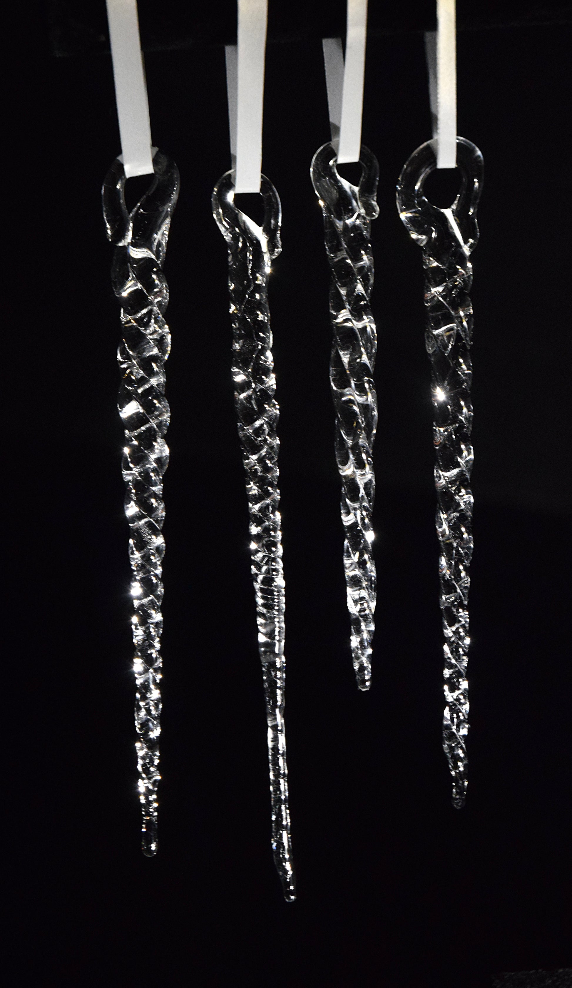Icicle Ornament Set of 4  