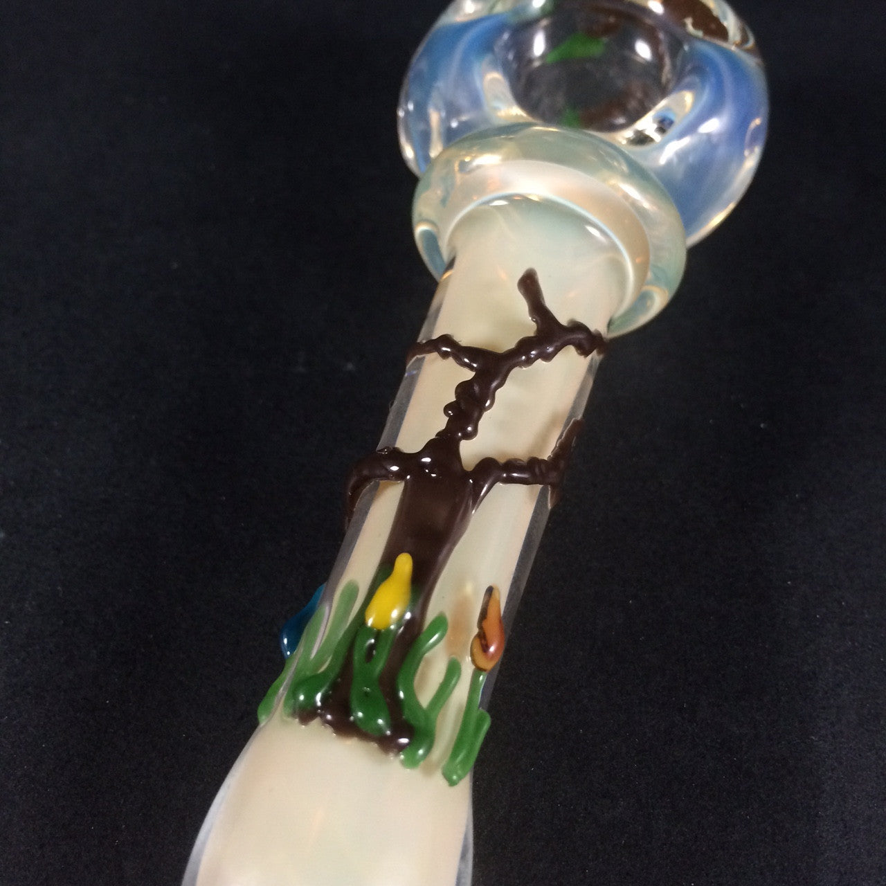 Tree Spoon Pipe: Glass by Mouse – Prism Glassworks