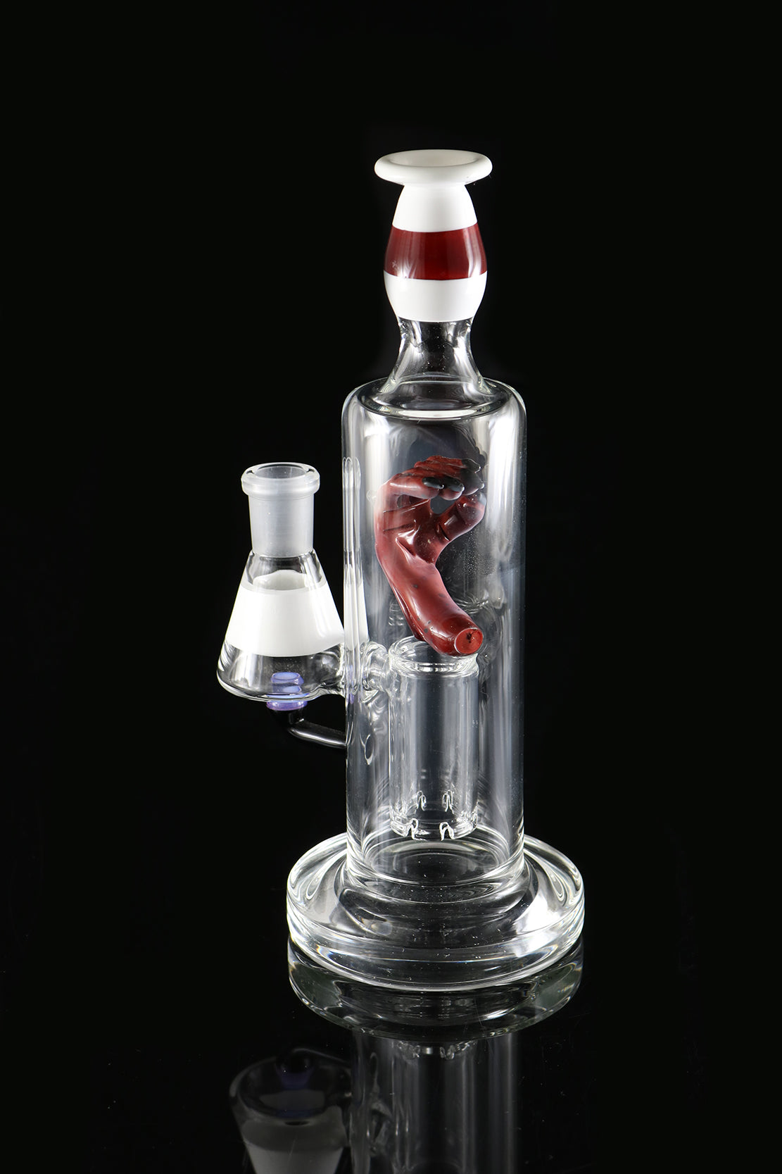 Dab Rig, Devils Right Hand bong #1 by, Phil sundling/Judd Migrant Glass