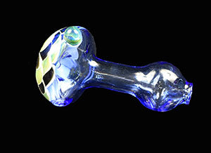 Dot Stack Spoon Dry Pipe on Cobalt