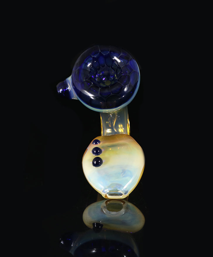 Sherlock Dry pipe Blue Honey Comb, Glass by Mouse