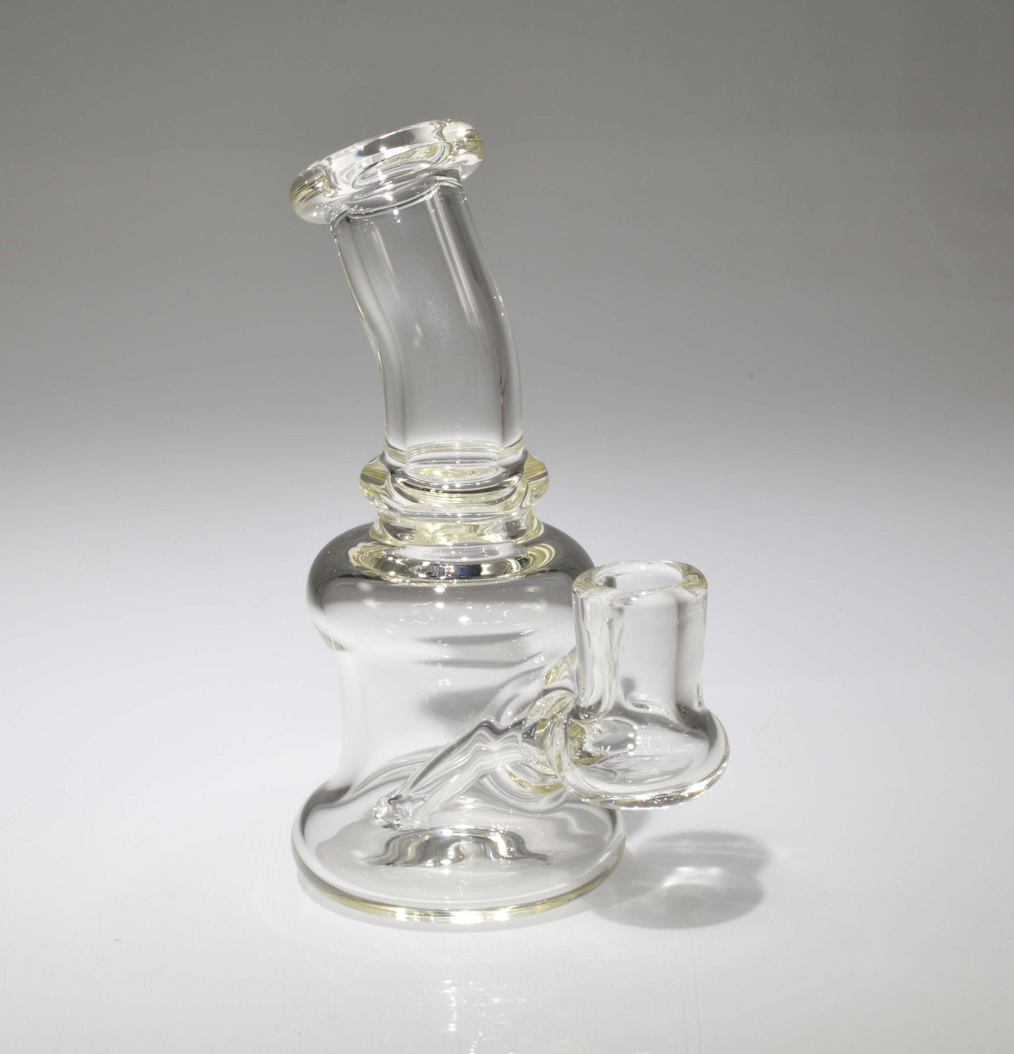 Dab Rig 14mm clear by, Glass by Mouse