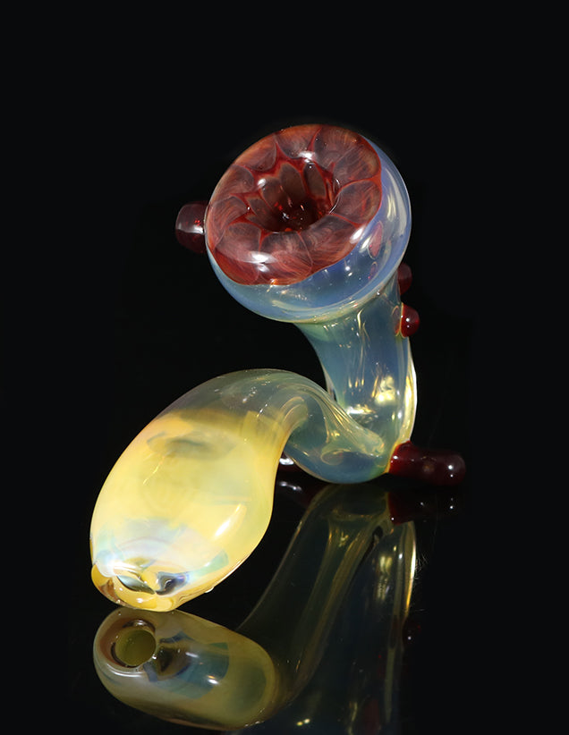 Sherlock Dry Pipe Red Honey Comb by, Glass by Mouse